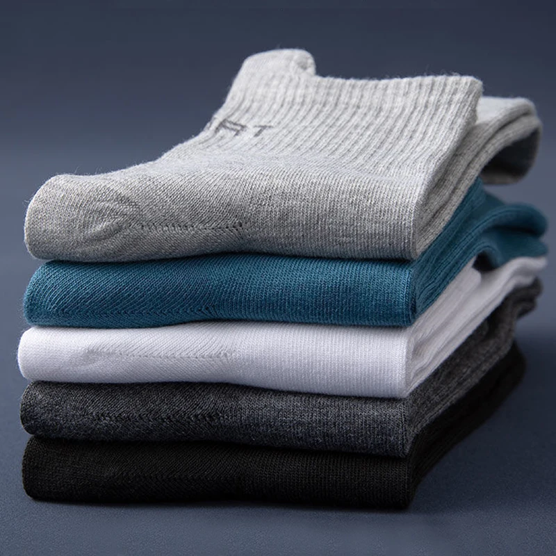 10 Pairs Men Socks Casual Breathable Cotton Run Sports sports cotton casual breathable athletic gym cotton blend