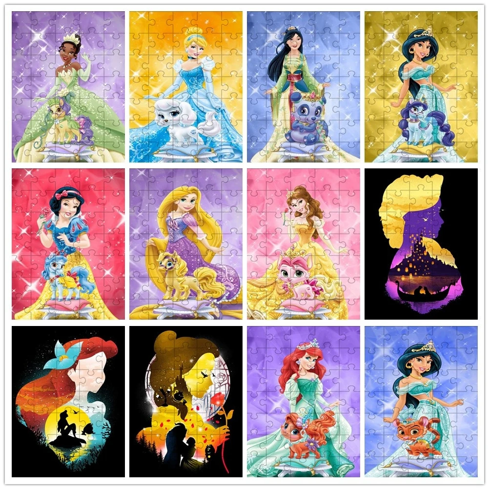 Rompecabezas de princesa Disney para niñas, minirompecabezas de 35 ...