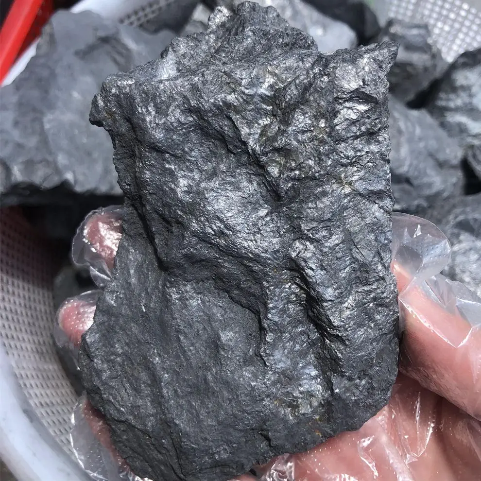 Shungite Natural Raw Stone Healing Crystals Protection Ore Bulk Wicca Spiritual Reiki Gravel Chakra Stones Water Cleaner