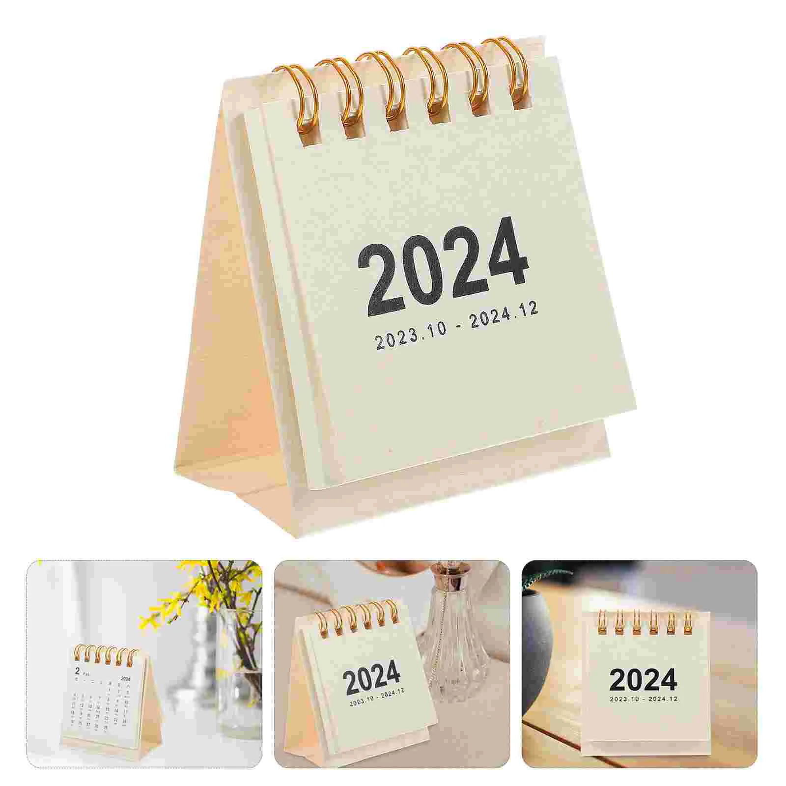 Mini Desktop Calendar Portable Creative Memo Home Office Decoration Small Standing Flip Desktop Calendar Monthly Planner stobok floral desktop calendar 2022 jan dec standing desk calendar twin wire bound calendar planner for home office school