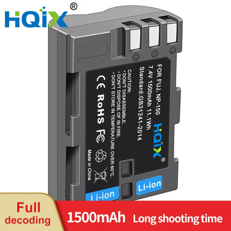 Hqix Per Batteria Fujifilm S5 Pro Camera Np-150 Caricabatterie