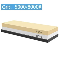Premium Bamboo & Silica Gel Knife Sharpening Base - Versatile Kitchen Sharpening Accessory - 1pcs (5080)