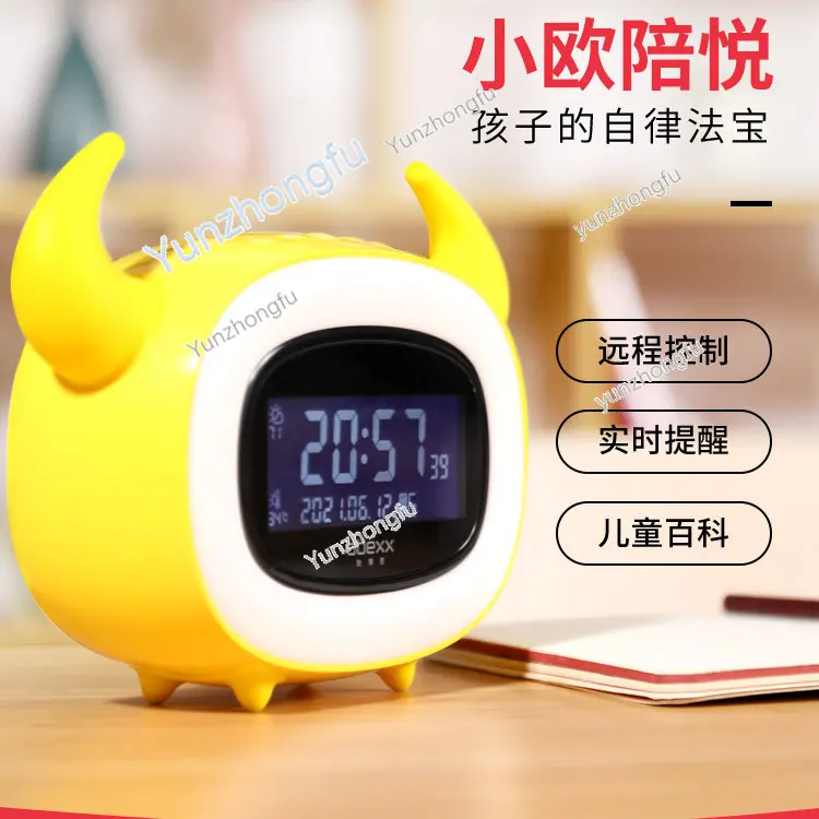 

Intelligent Robot Cartoon Children's Electronic Voice AI Dialogue Creative Night Light Story Telling Intelligent Alarm Clock