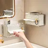 Glacial Tissue Box Wall-mounted Paper Box Household Kitchen Napkin Box Light Luxury Face Towel Storage Box 1