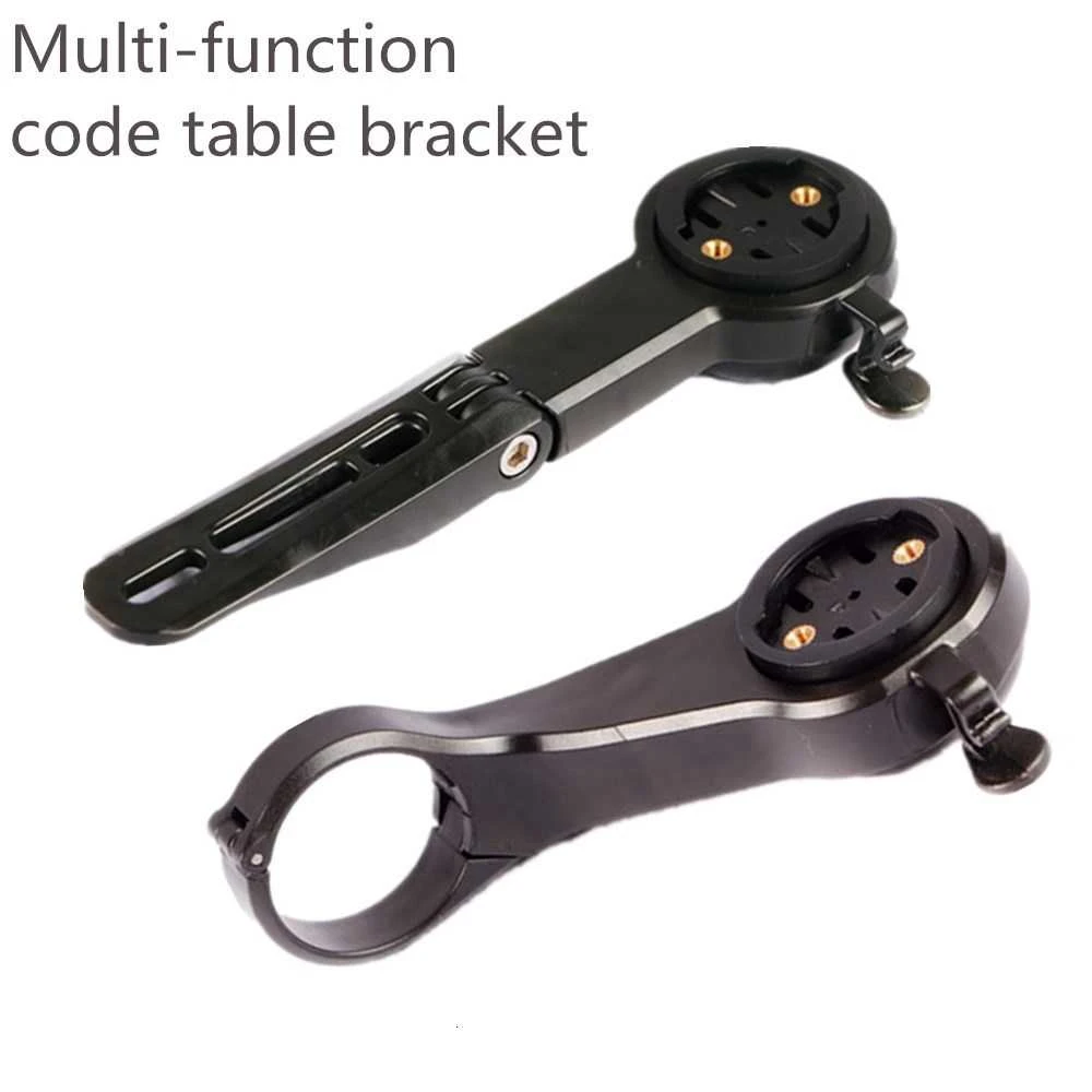자전거 벨 속도계가있는 자전거 컴퓨터 마운트 홀더 GARMIN CATEYE Bryton 4 in 1 용 GPS Gopro 스포츠 카메라 홀더