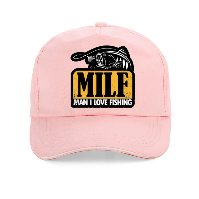 MILF Man I Love Fishing Funny men baseball cap Fashion man Summer Fishing  hat adjustable outdoors Snapback hats bone - AliExpress