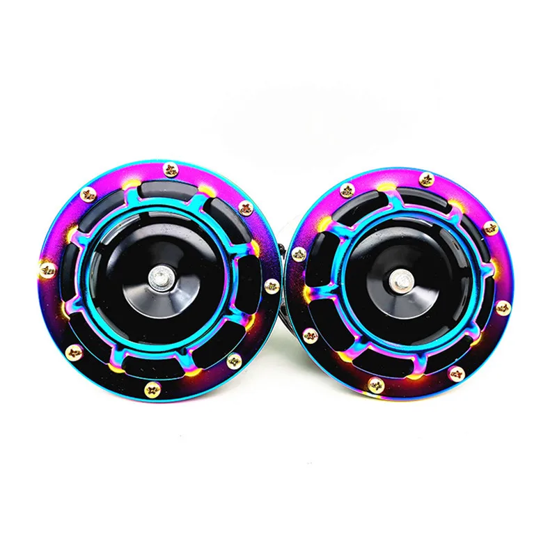 Car Air Horn Red/Black/Blue/Colour 139Db Multi-tone Car Horn 12V a pair For Subaru Impreza WRX Evo New