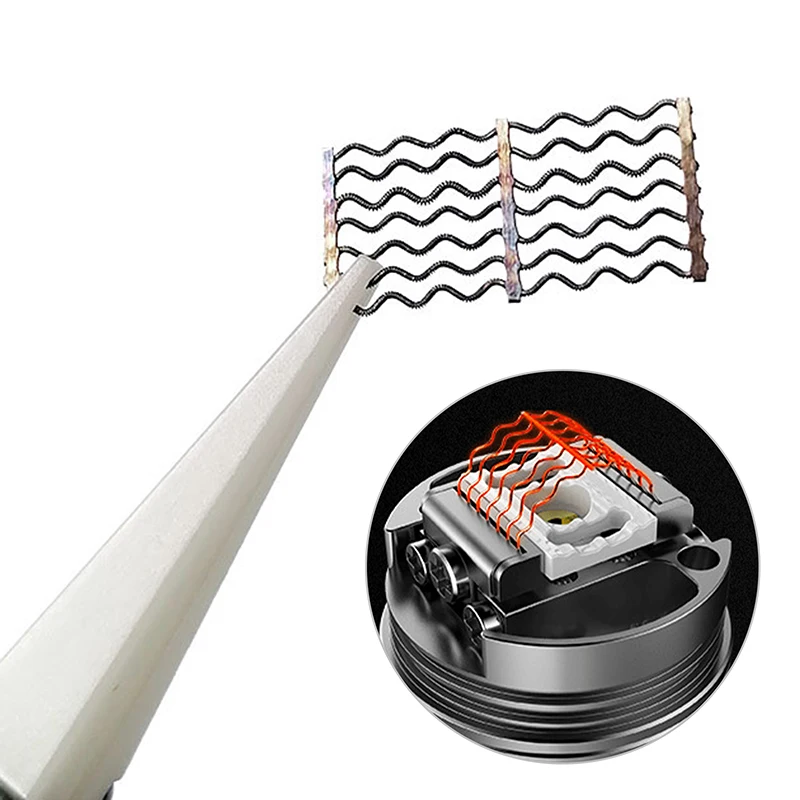 5pcs/box Clapton Mesh Coils A1 0.15Ohm Ni80 Heating Coil Wire For Wotofo Profile RTA