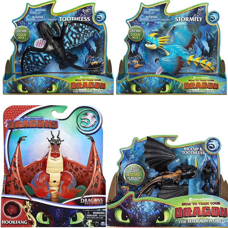 Original How To Train Your Dragon The Hidden World Children's Toys Gift Dragons Revealed Boy Dinosaur Toy Legends Evolved |