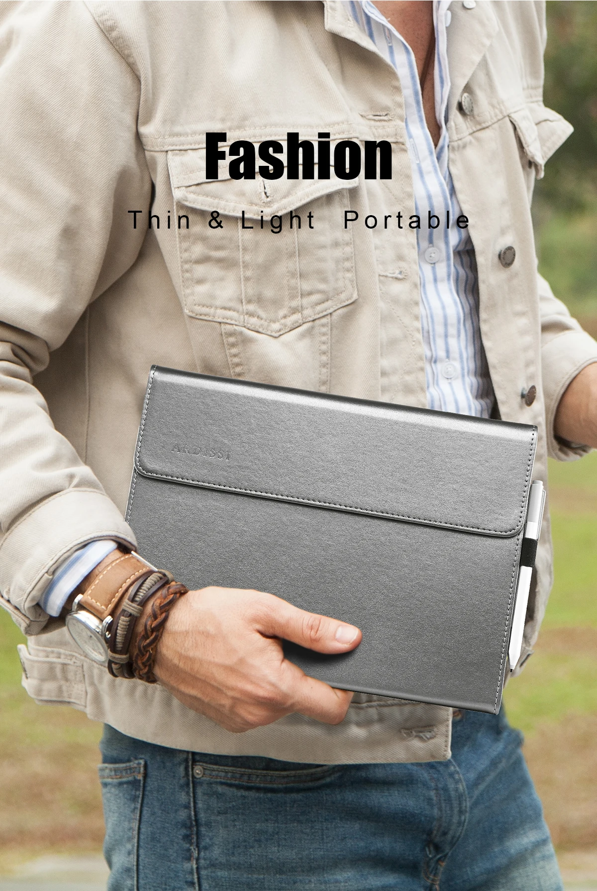 Mala anti choque para microsoft surface pro