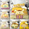 Sanrio Pom Pom Purin Bedding Sets Cartoon Dog Comforter Cover Bed Cover Duvet Cover Pillow Case 2-3 Pieces Sets Bedroom Decor 1