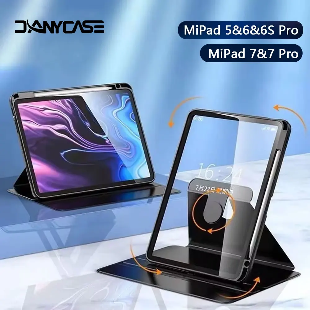 Universal 360° Rotation TPU Flip Protective Tablet Cover