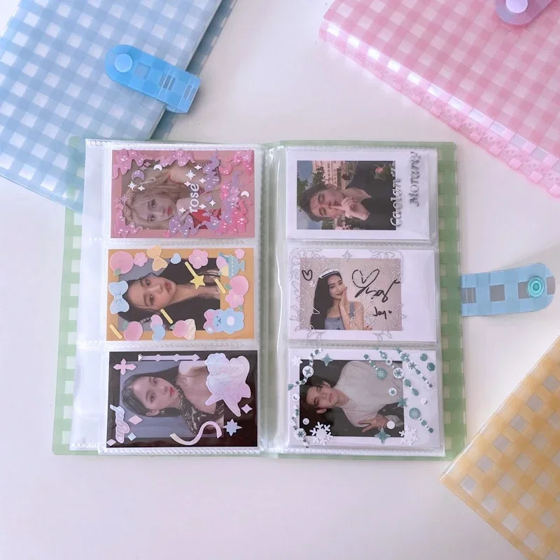 Deluxe Multi-Pocket Photocard Binder Album with Clear 3-Grid Design