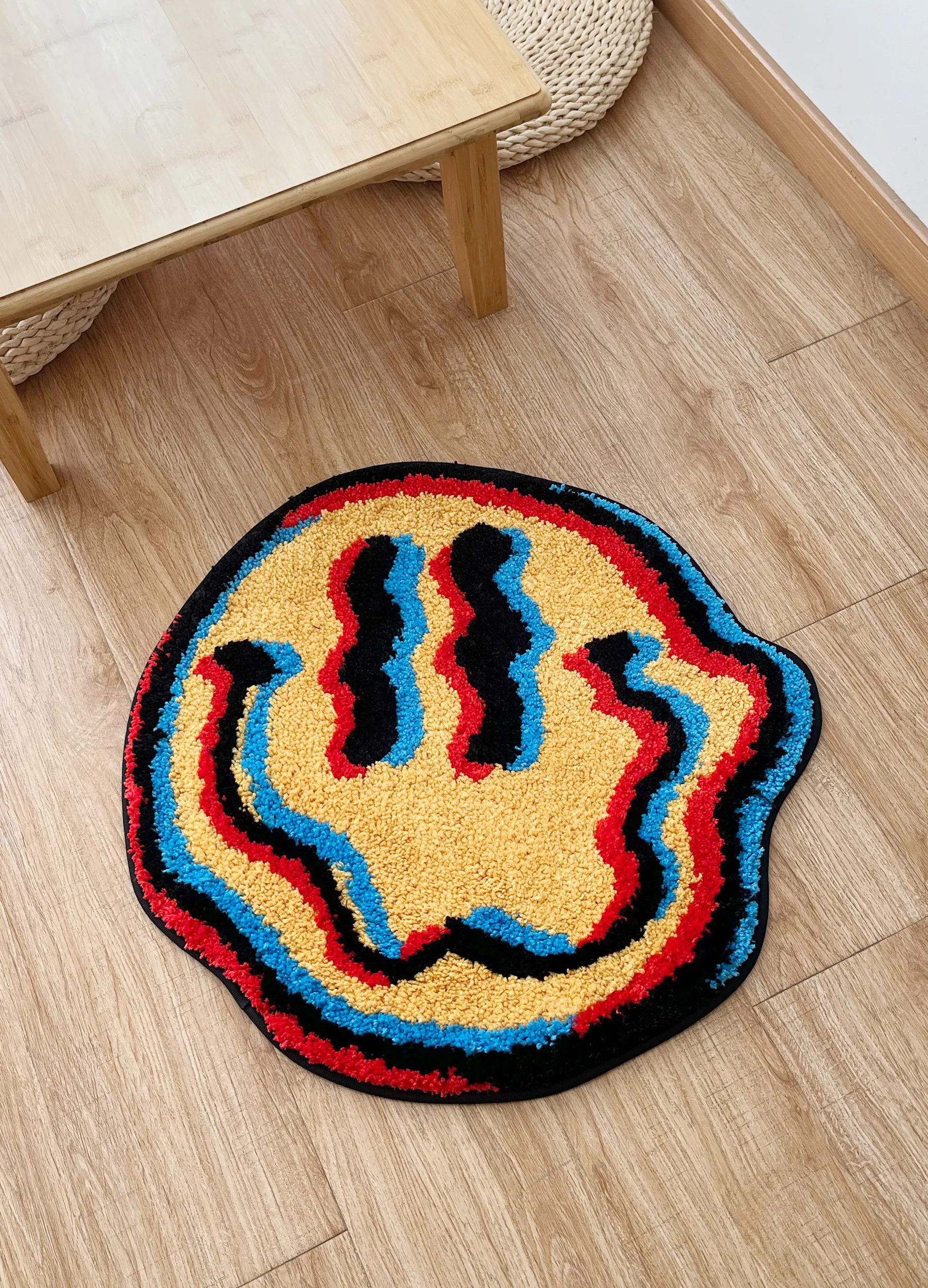 Trippy Smiling Rug Image 3