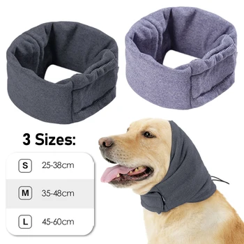 Dog Grooming Earmuffs Soft Warm Noise-Proof Earmuffs Pet Ear Cover Cloth Hat Grooming Bathing Blowing Drying Pet Sleeve 2