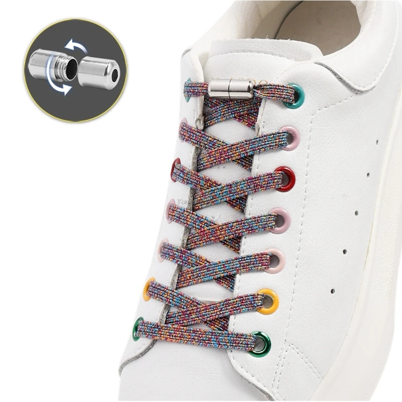 Lacet Elastique Adulte Une Paire De Lacets U00e9lastiques Sans - Main Image