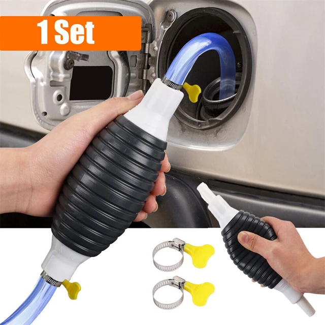 Pompe à carburant manuelle universelle, Portable, pour voiture, transfert  manuel, primaire pour essence, huile, auto-amortissant, grand débit -  AliExpress