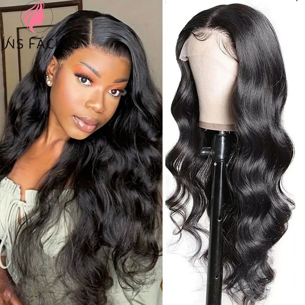 

INS FACING 150% Density 13x4 Lace Front Human Hair Wig Body Wave Brazilian Remy Human Hair Wigs for Women Natural Hairline