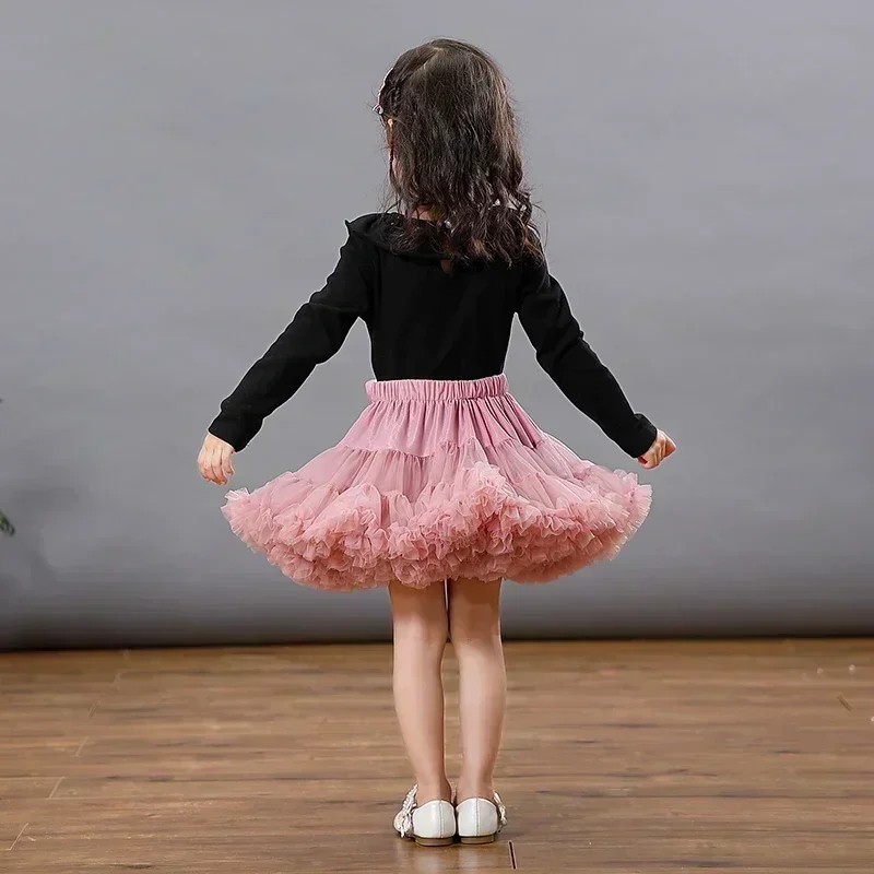 Children Ballet Tutu Skirts Girls Party Performance