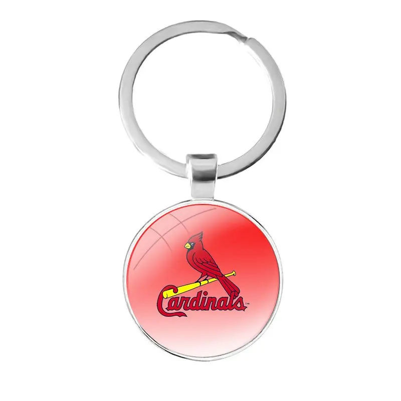 Red St Louis Cardinal Key Chain Wristlet