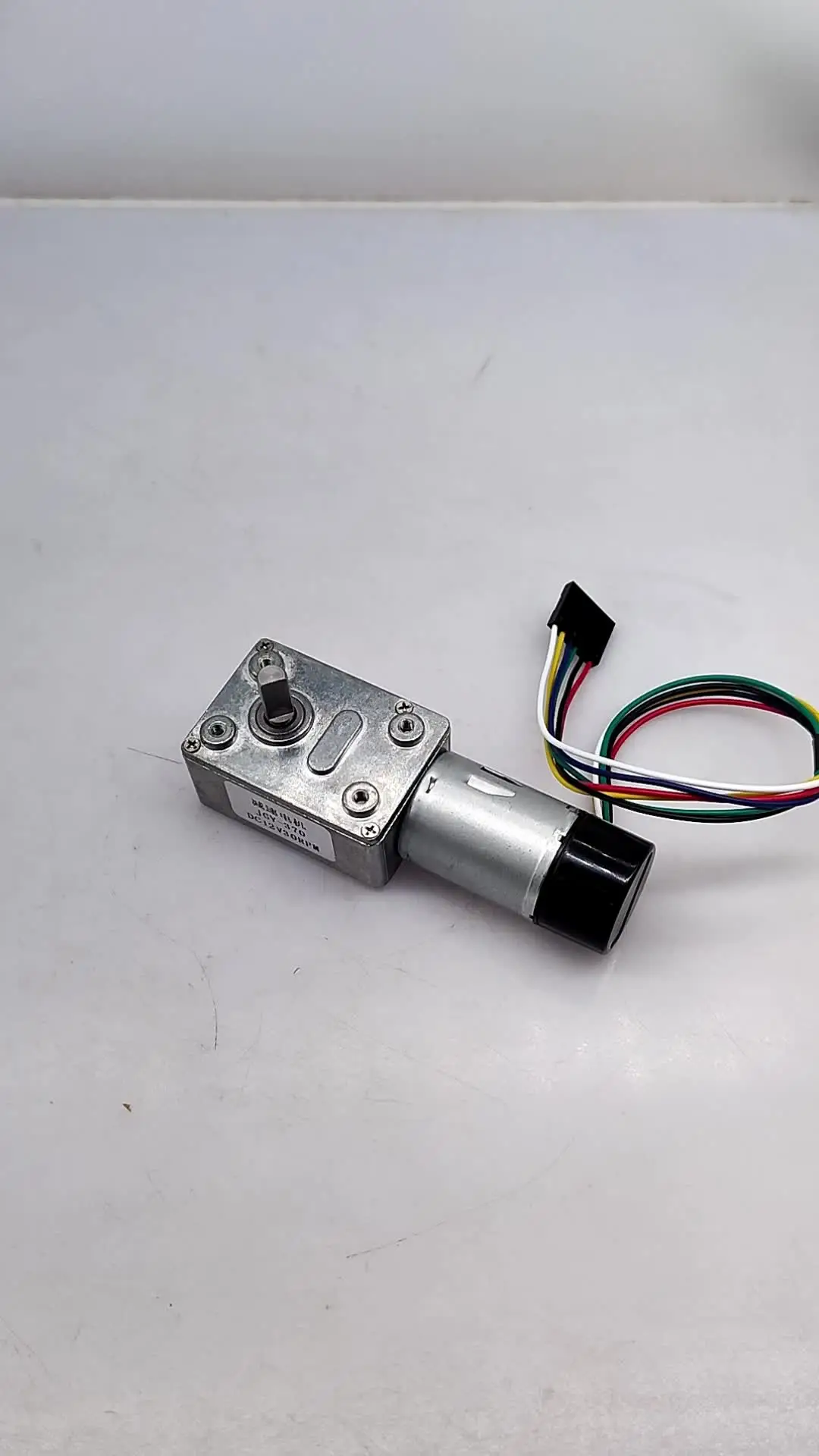 ZGY370EC DC motor with hall encoder 11PPR JGY370 encode DC12V worm