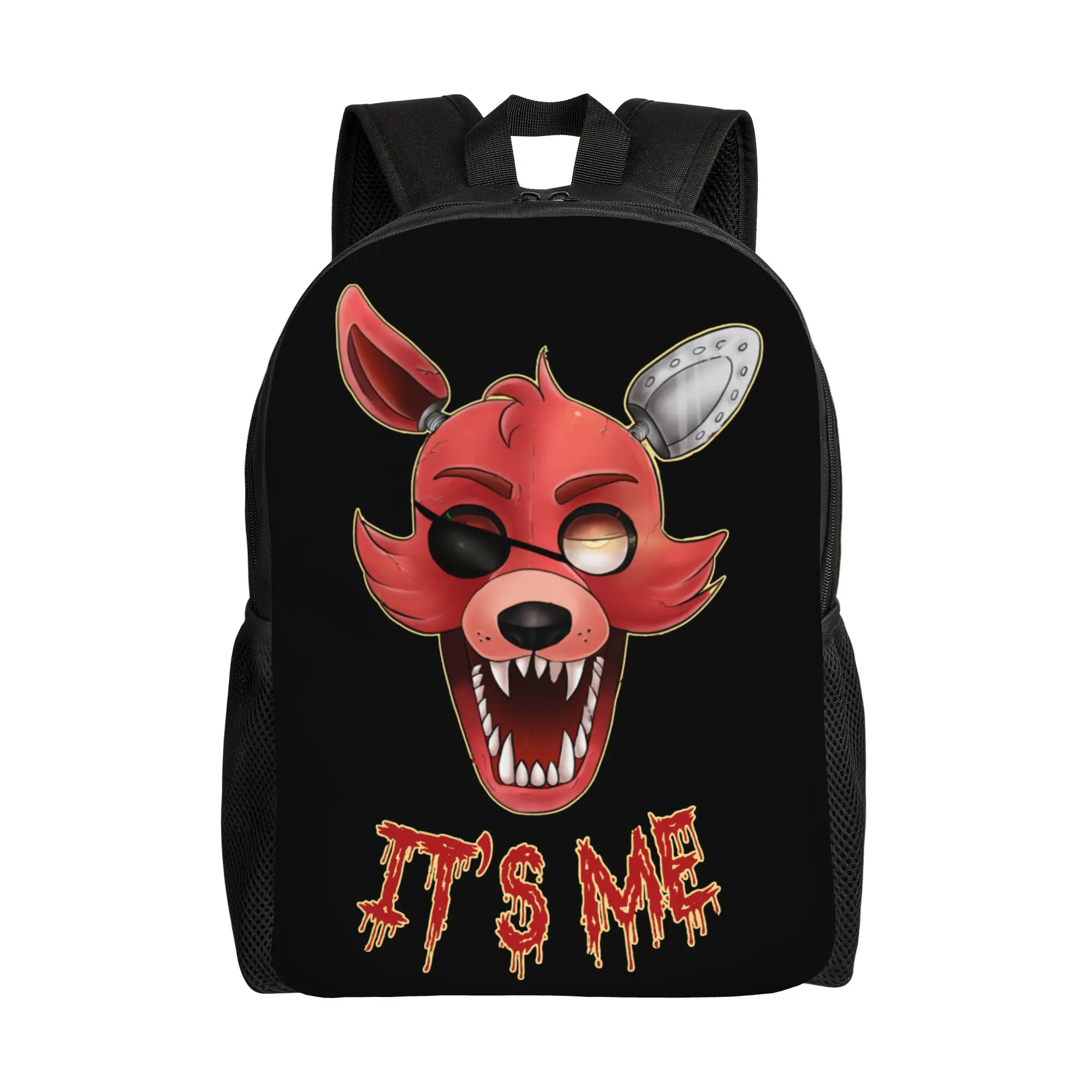 Foxy FNAF It's Me Cool Backpack - Stylish Canvas Daypack for School, Travel & Adventure