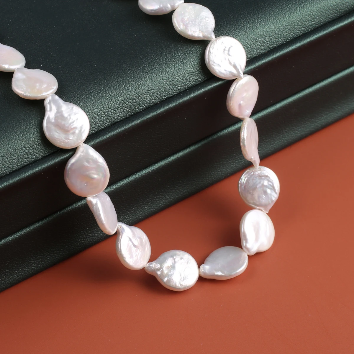 Natural Pearl Button Bead White Exquisite Shape Elegant Appearance for DIY Jewelry Making Handmade Bracelet Necklace Length 36cm