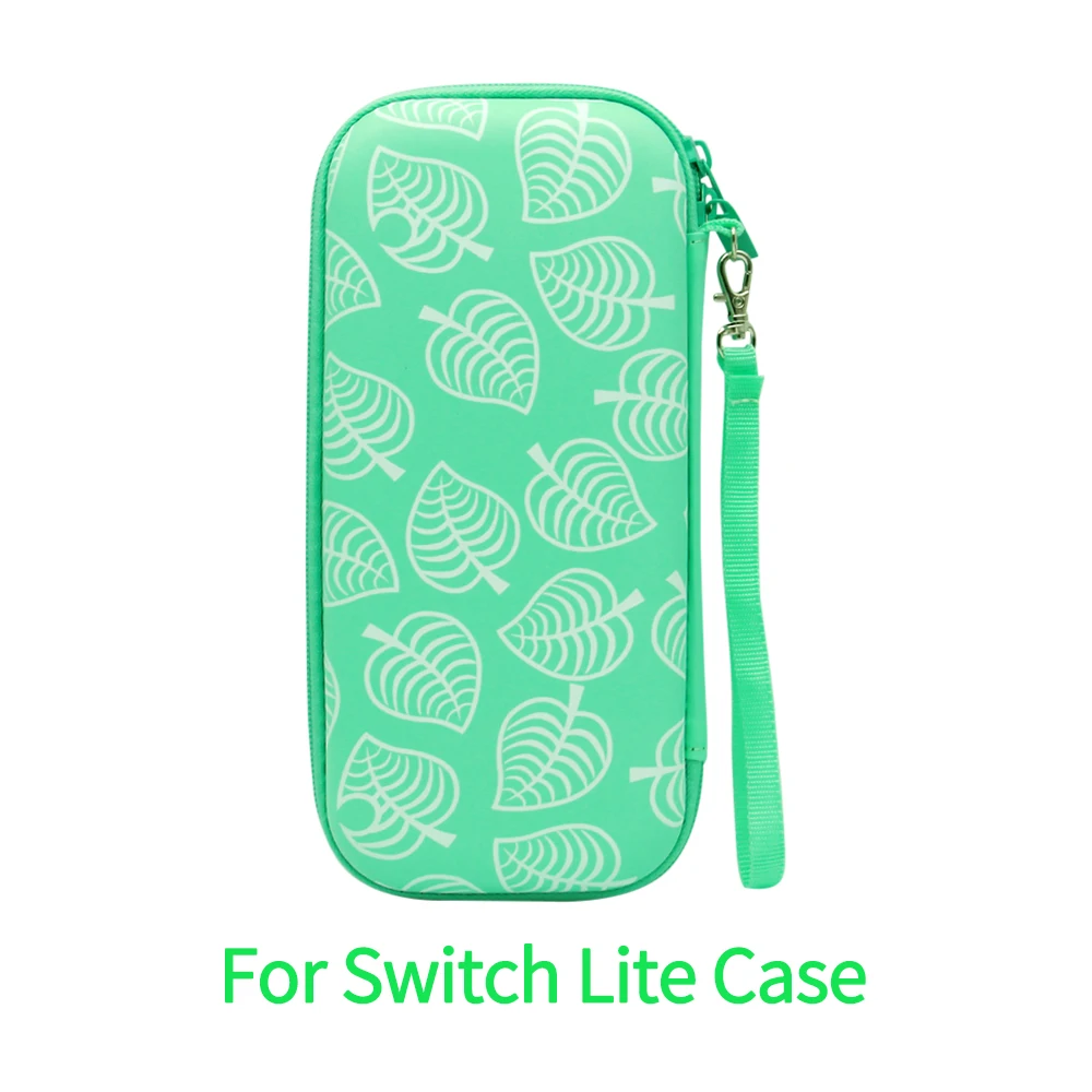  Cute Portable Pouch Compatible for Switch OLED, Switch Lite & Original Model, Hard Shell Protective Cover with Strap