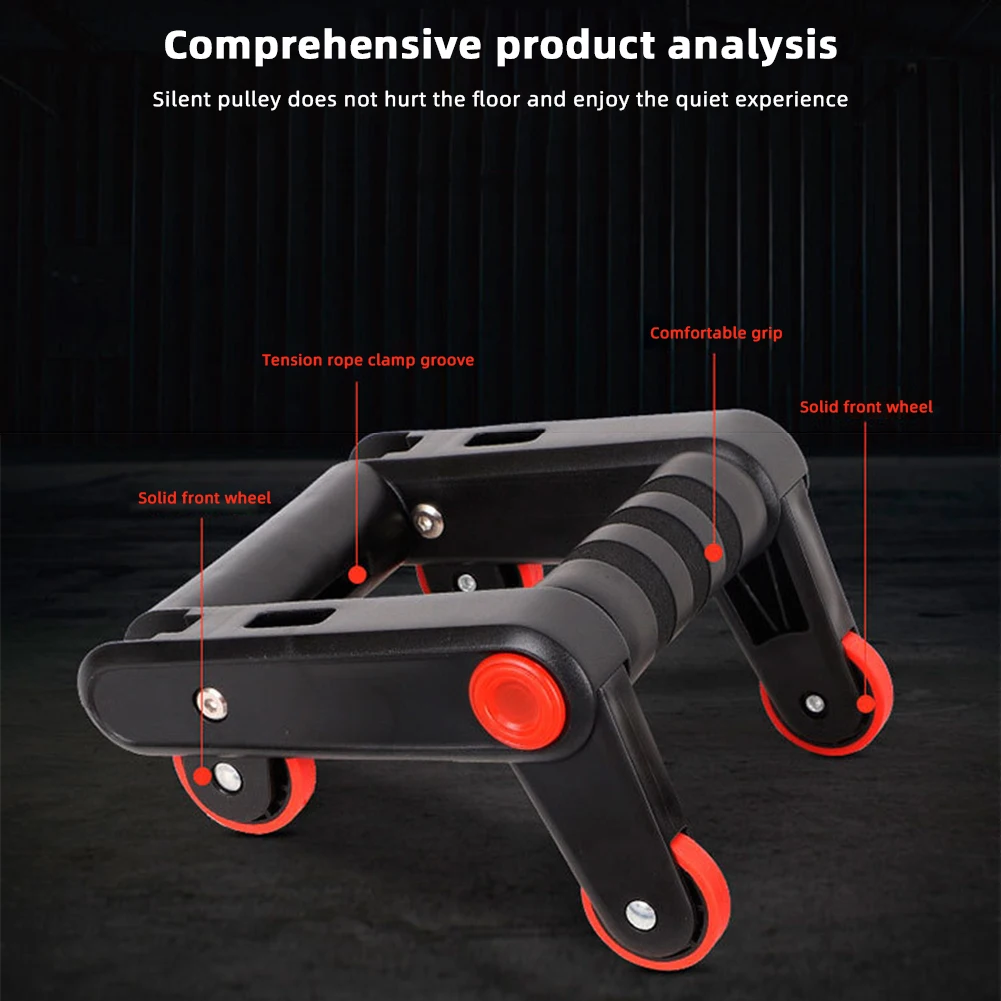 

Home multi-functional push-ups, integrated abdominal strengthening, abdominal muscle abuse training, non-slip abdominal wheels