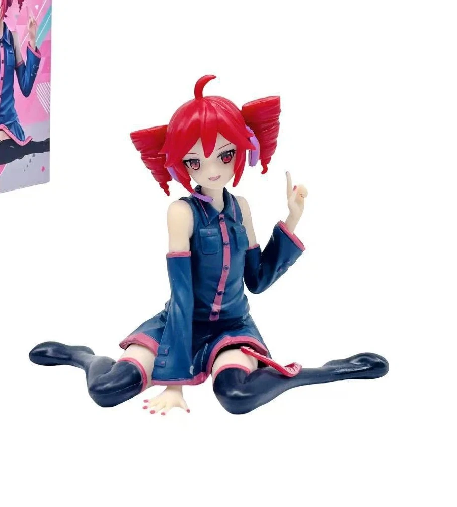 Premium Anime Miku Sitting Figurine – Desktop Decoration & Holiday Gift