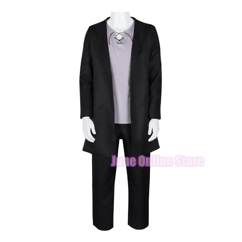 Anime  Titan Season 4 Eren Jaeger Cosplay Costume Trench Final Season Eren Yeager Cosplay Costumes Wig Full Set for Men