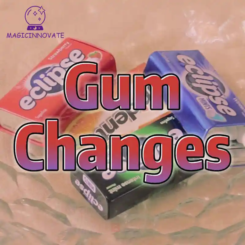 

Gum Changes Magic Tricks Fun Chewing Gum Change Magia Magician Close Up Street Illusions Gimmicks Mentalism Props Tour De Magie