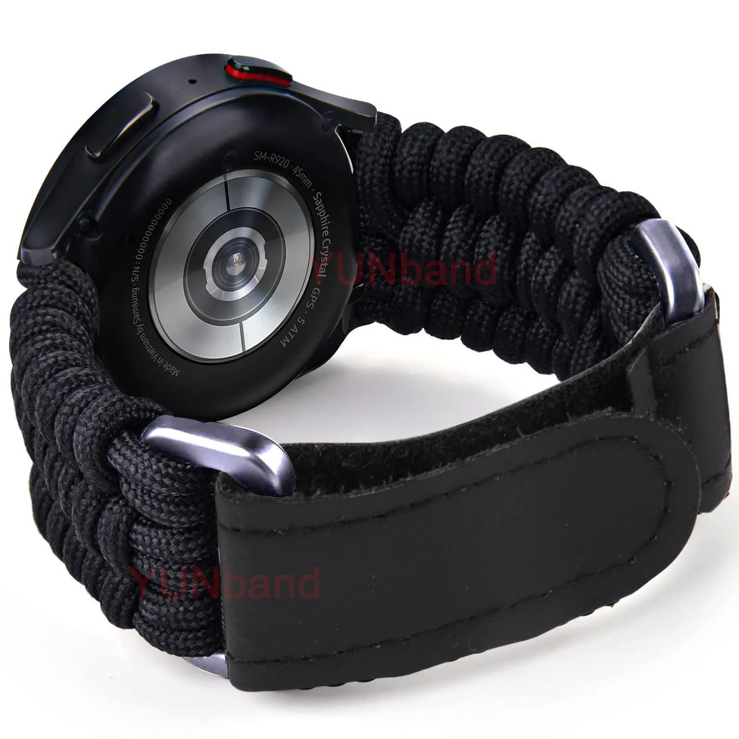Nylon Umbrella Rope Bracelet Watch Strap - 22mm/20mm Band