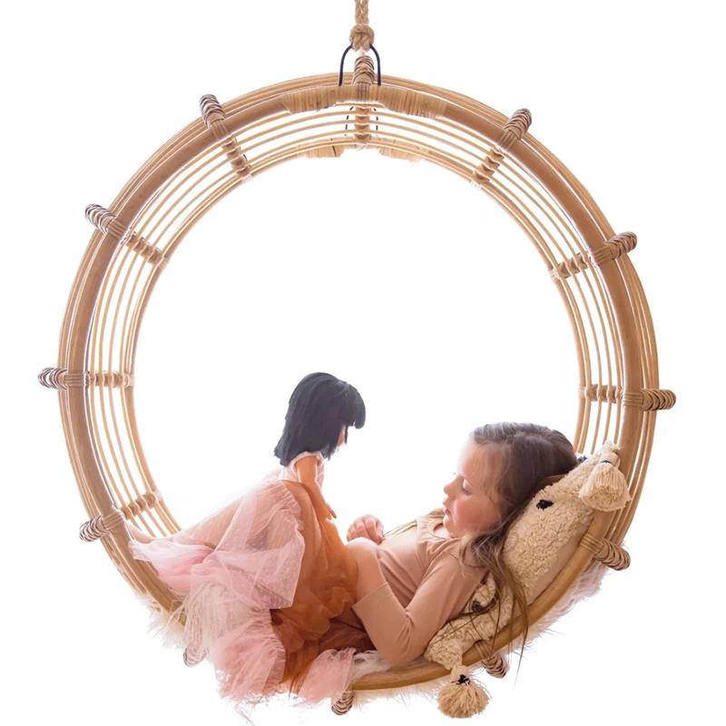 

Bed & Breakfast Indoor Rattan Balcony Swing Home Glider Bedroom Girl Rattan Chair Basket Suspension