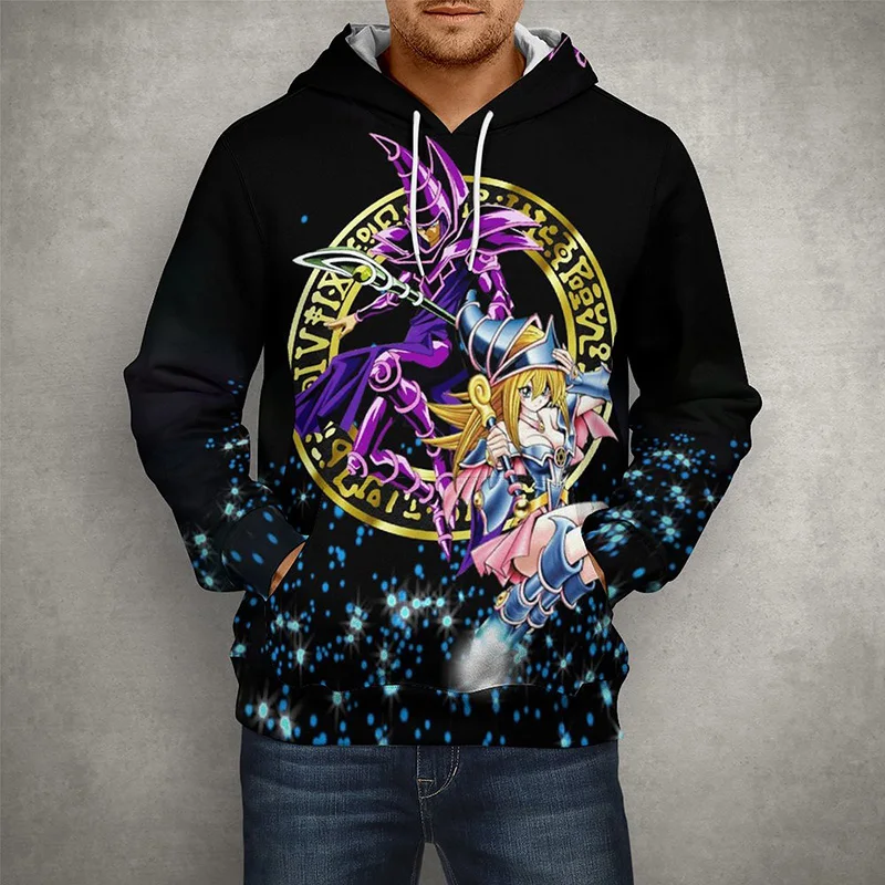 

New Spring Autumn Game Yu Gi Oh 3D Printed Hoodies Boy Girl Kids Fashion Casual Long Sleeve Men Women Cartoon Pullover Cool Tops