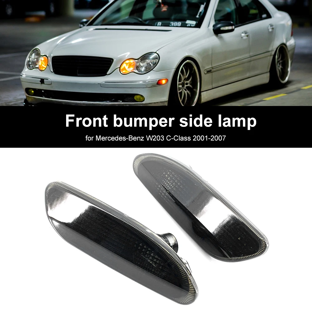 1 Pair Front Side Marker Parking Light Shell Car Front Corner Parking