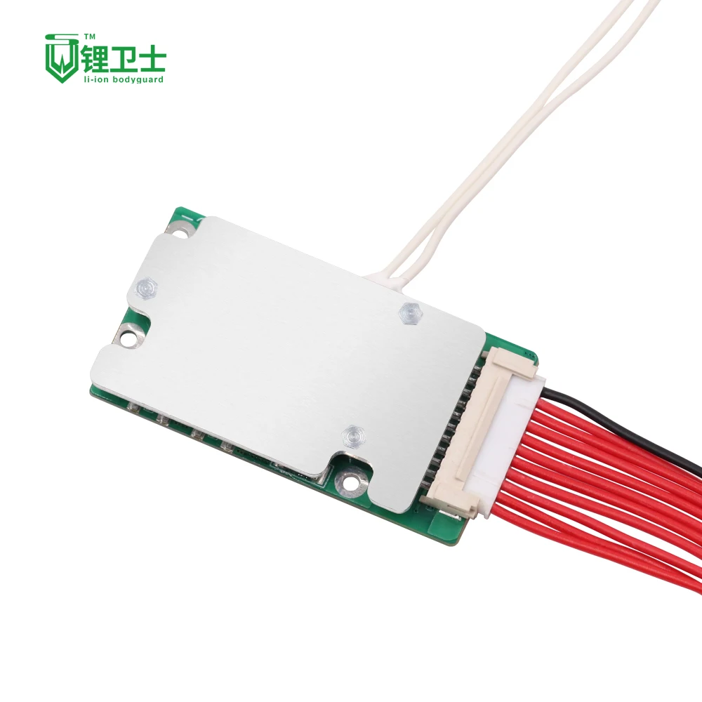 LWS Balanced PCM Battery Management System 7S 8S 10S 15A li-ion LiFePO4 24V 36V 10S BMS ON/OFF Switch for electric bike