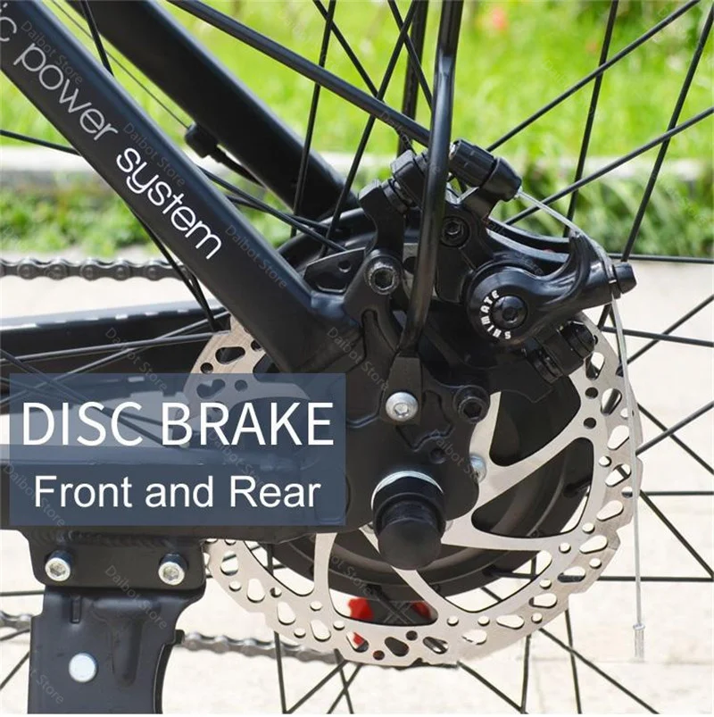 Electric Mountain Bicycles Two Wheels Electric Bicycles 26 Inch 350W 48V Smart Adults Electric Scooter Bike With Seat (28)