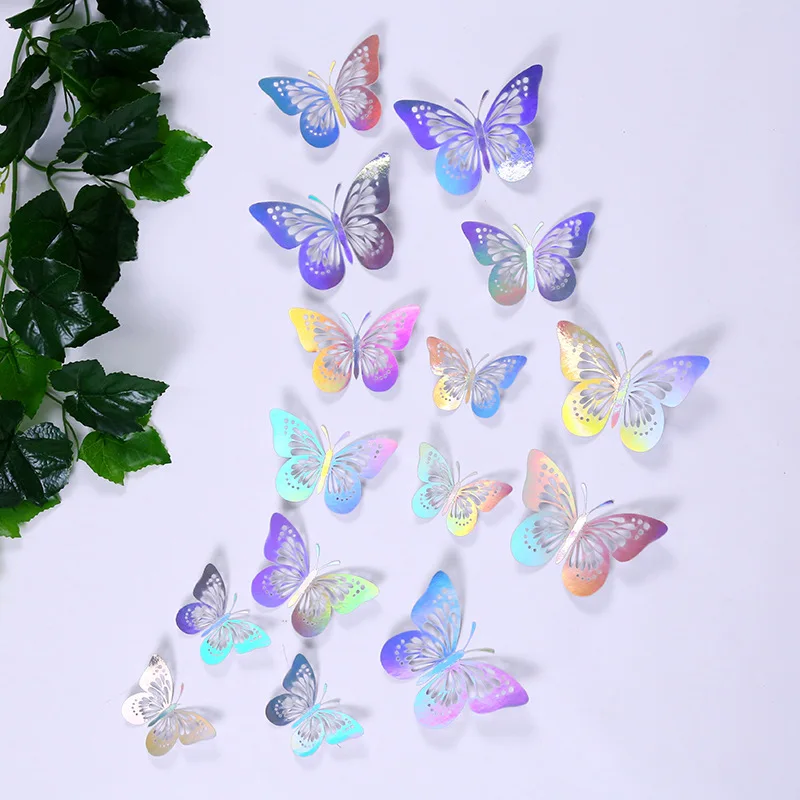 Butterfly Cake Toppers - Assorted Colors for Celebrations and DIY Decor