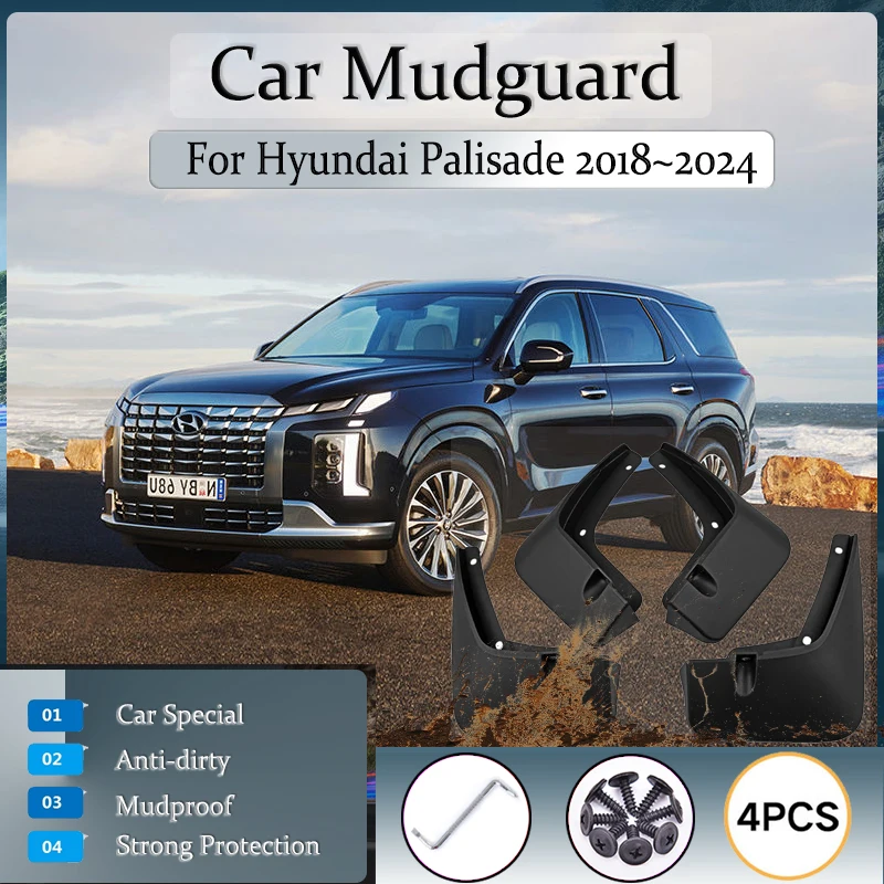

4 шт., автомобильные аксессуары для Hyundai Palisade LX2 2018 ~ 2024