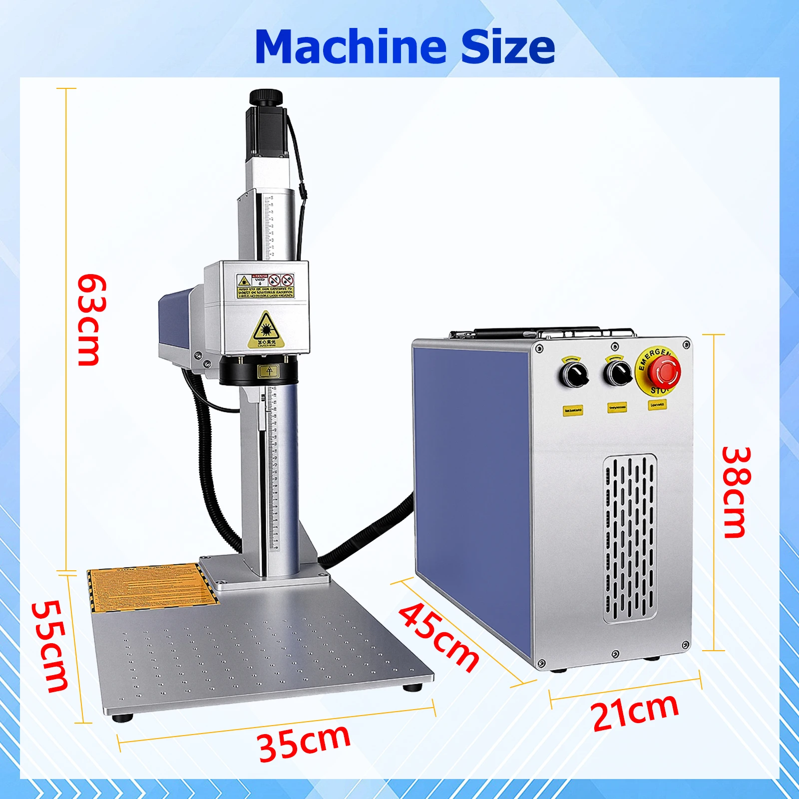 300W 2.5D V2 JPT Faserlaser-Markier- und Schneidemaschine für Tiefrelief-Gravur, Laser-Graviergerät für Gold, Silber, Ringe, Schmuck, DIY-Markierung – Detail 3
