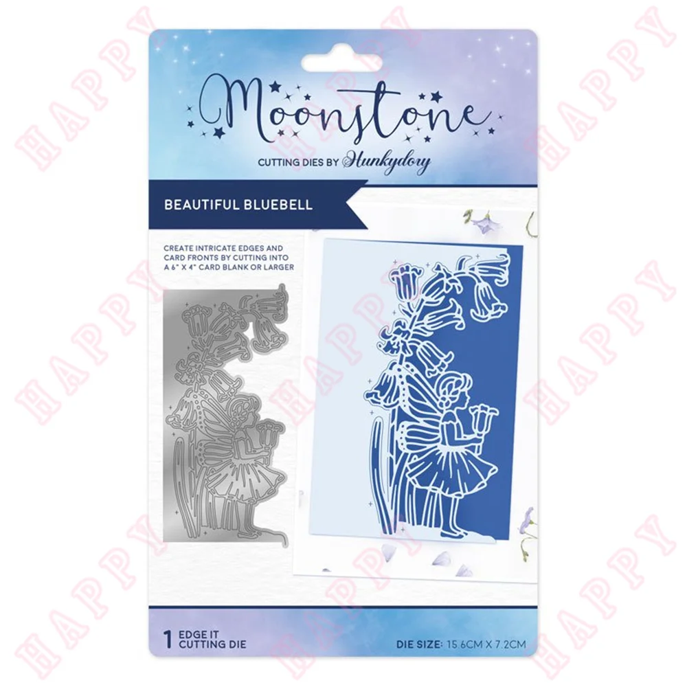 

2022 Metal Craft Cutting Dies Beautiful Bluebell DIY Scrapbook Envelope Greeting Paper Card Decorative Embossing Handcraft Mould