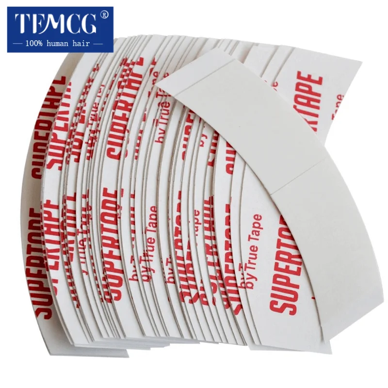 Waterproof Hair Tape Double Side Adhesive 36pcs Supertape for Lace Wig Toupee Replacement