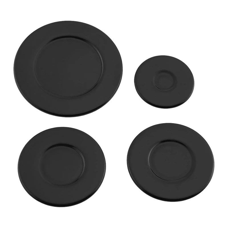 WISH 4 Pcs Cooker Hob Gas Burner Cap 55Mm 75Mm 100Mm For Oven Gas Hob Burner Crown Flame Cap Kitchen Accessories