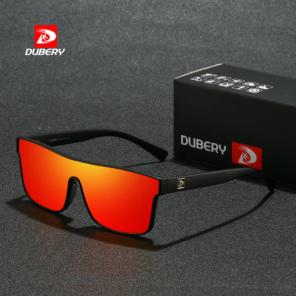 DUBERY Vollrand-polarisierte Mode-Sonnenbrille für Damen und Herren, 6 Farben, Modell 680