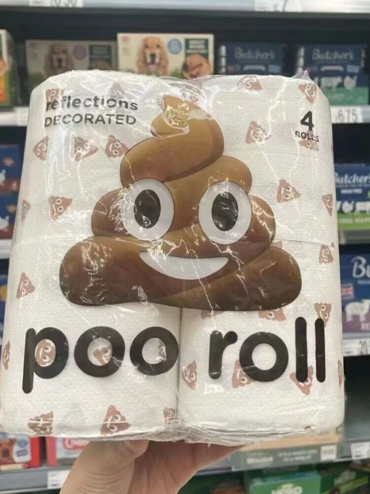 Creative  Toilet Paper Core Inkjet Printing Home Use Batoom Paper Towels Puff Puff Roll Paper Hand Towels