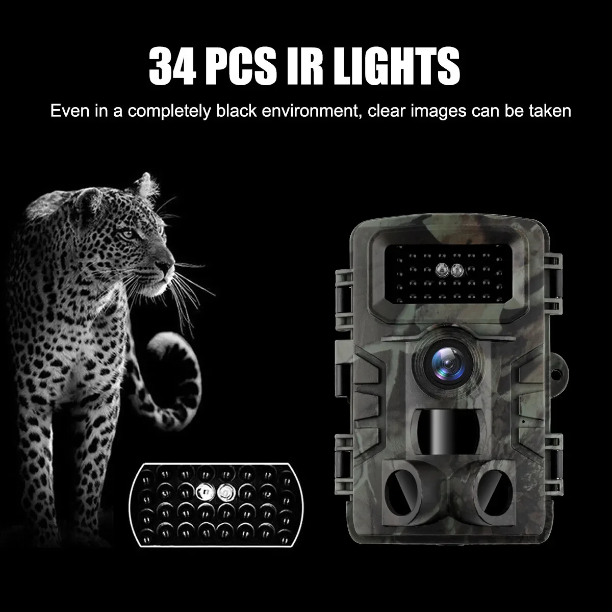 Hunting Trail Camera 58MP IP66 PR700 HD Game Night Vision Motion Activated Trigger Security Cameras Outdoor Wildlife Photo Traps trail camera