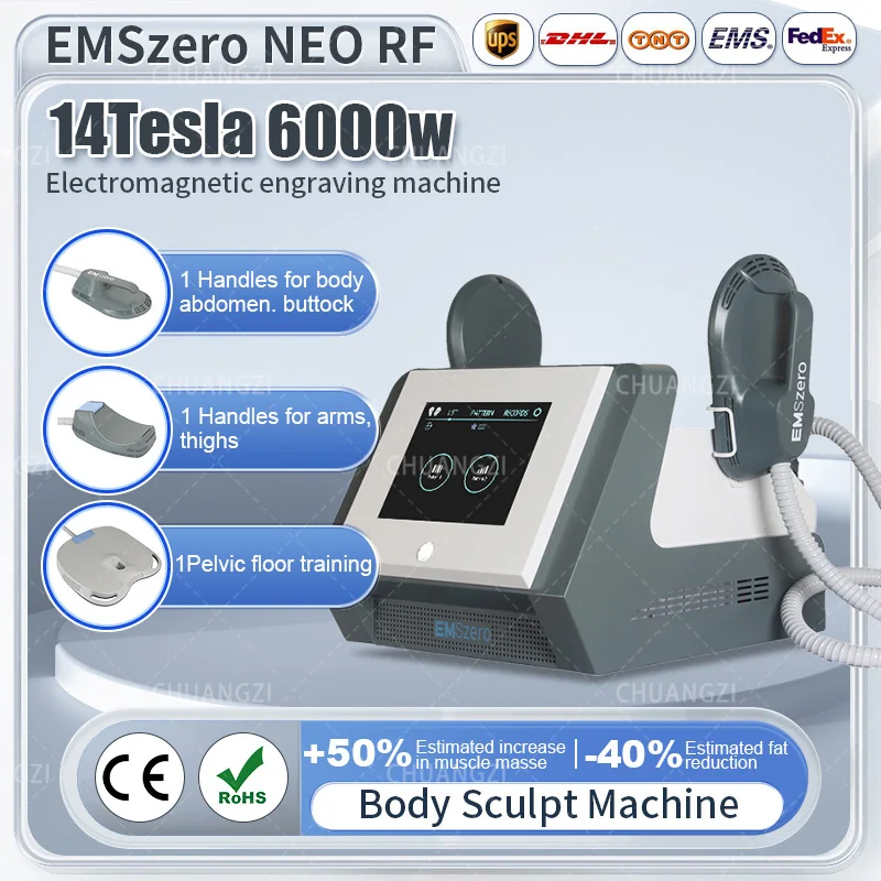 

2023 Laest 14 Tesla 6000W Emszero Neo Portable Body Slimming Muscle Sculpt Hi-emt Stimulate Fat Removal Machine