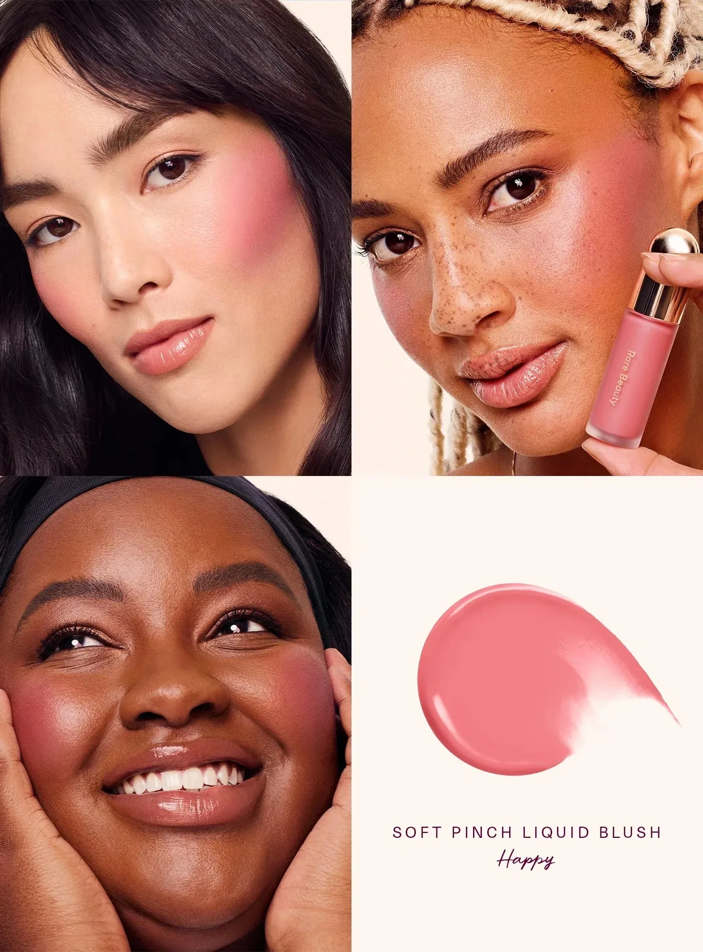 Happy blusher