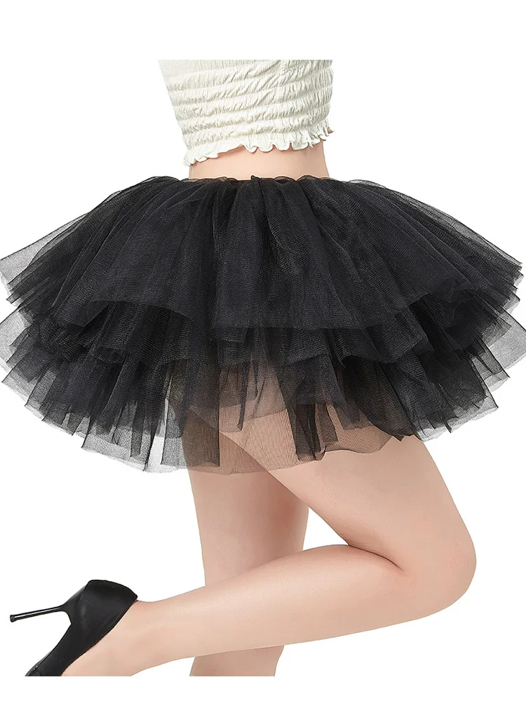 Summer Sexy Clubwear New Mesh Mini Pleated Skirt Dance High Waist Streetwear Short Bottoms Clubwear